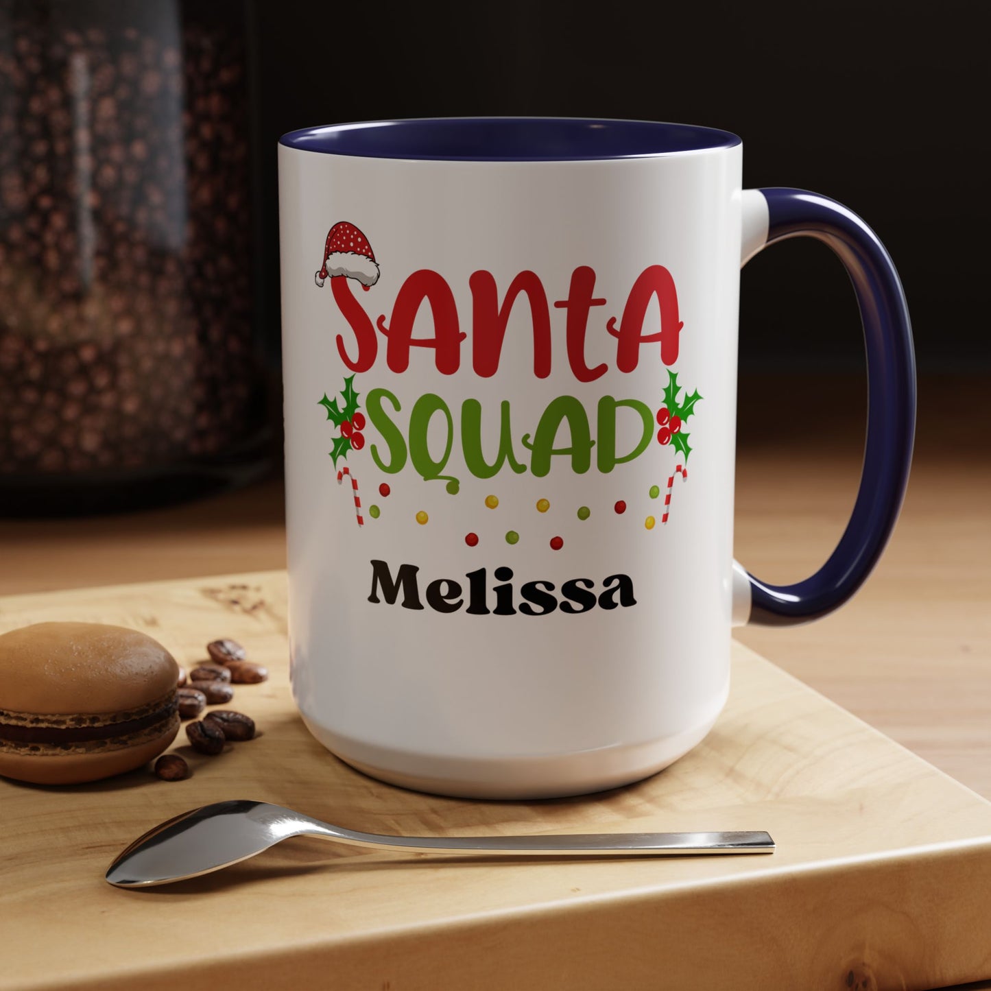 Personalized Christmas mug best friend mug Coffee Mug Custom name Gift Christmas Tea Cup hot cocoa Kitchen Decor Girl more girls Bestie gift