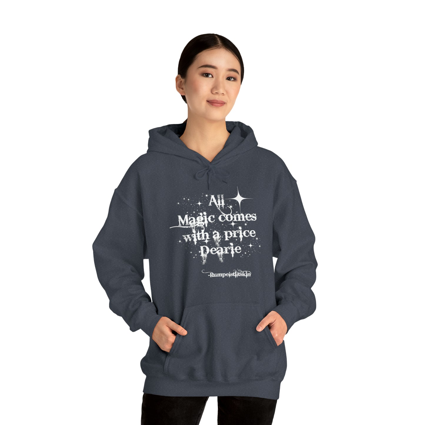 Once upon a time hoodie, funny sweatshirt,All magic comes with a price,Sweatshirt,best friend gift,adults gift,humor,Hooded Sweatshirt