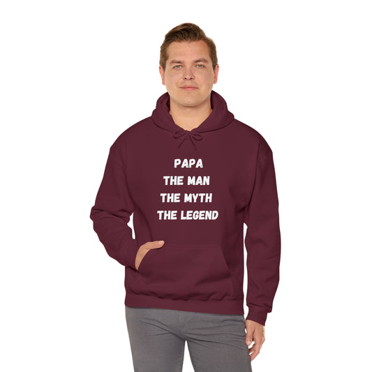 Papa the man the myth the legend Hoodie, Gift for Dad sweater father'sday gift, Christmas gift, best friend