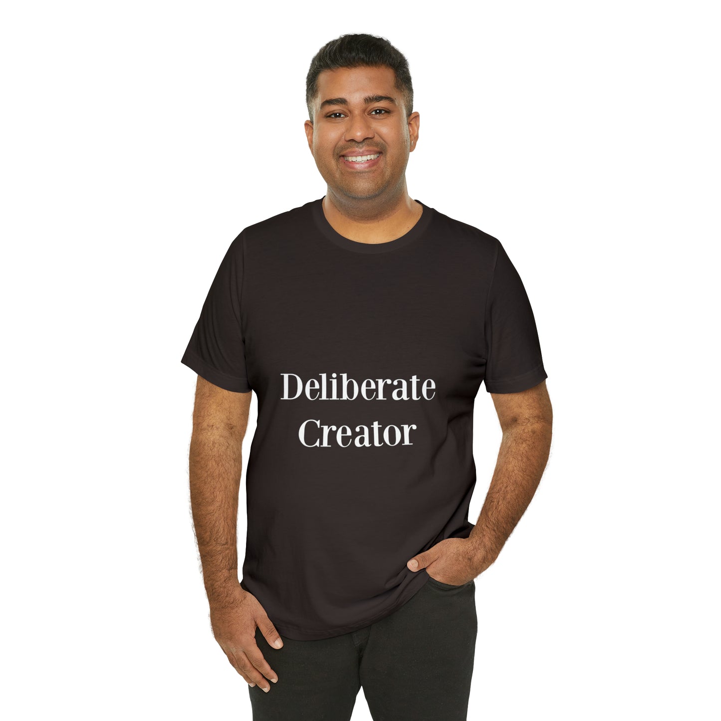 Deliberate creator tee,  Unisex Jersey Short Sleeve Tee