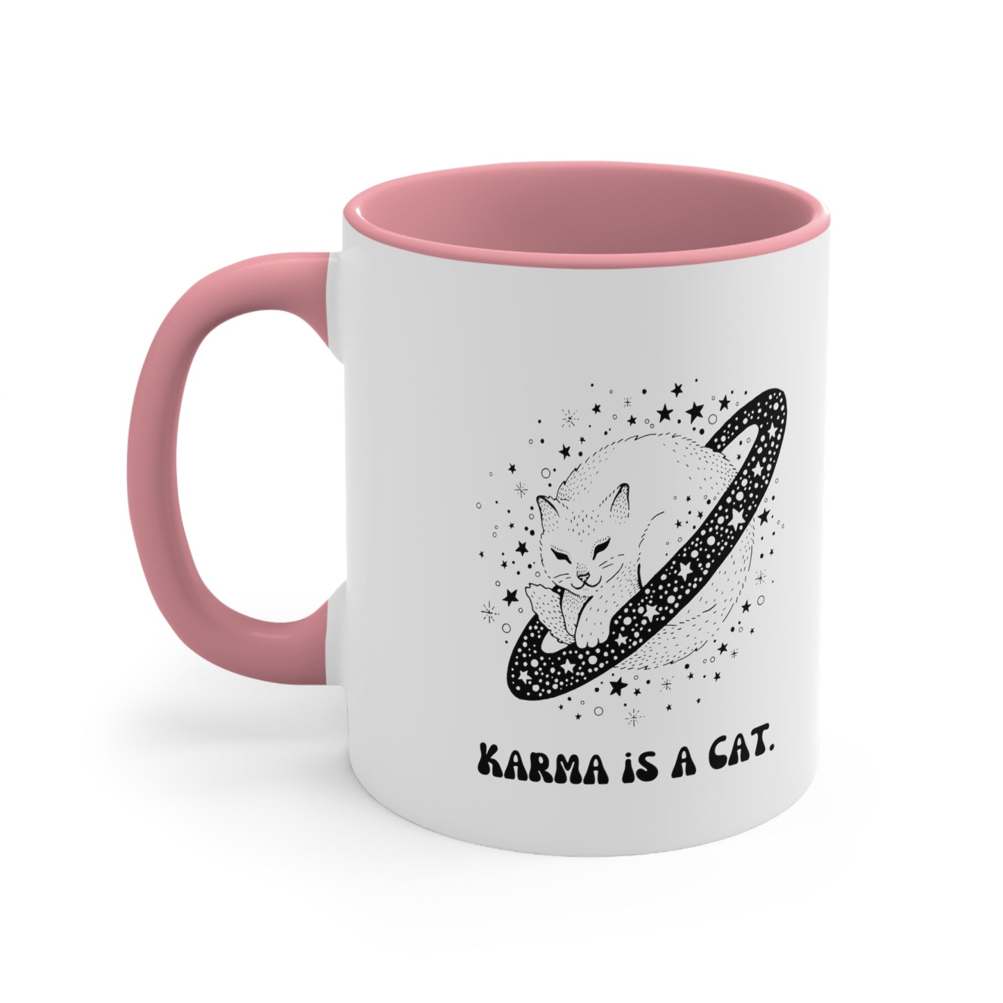 Karma is a cat mug best friend gift for her gift for him Birthday gift coffee mug tea gift for cat lover bestie valentinesday gift Christma