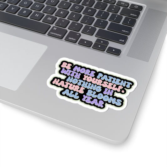 Selfcare sticker motivational sticker be kind to yourself sticker motivational sticker Magical stickers loved gift for her flower sticker