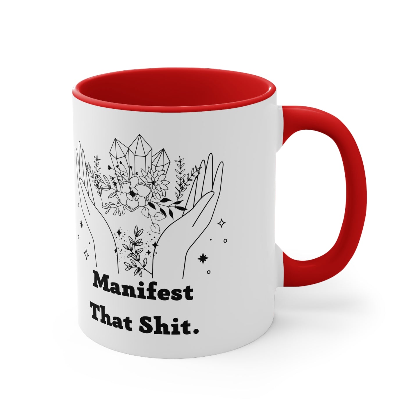 Manifest that shit mug spiritual motivational gift birthday gift custom mug gift for best friend coffee tea gift for her gift for him 11oz