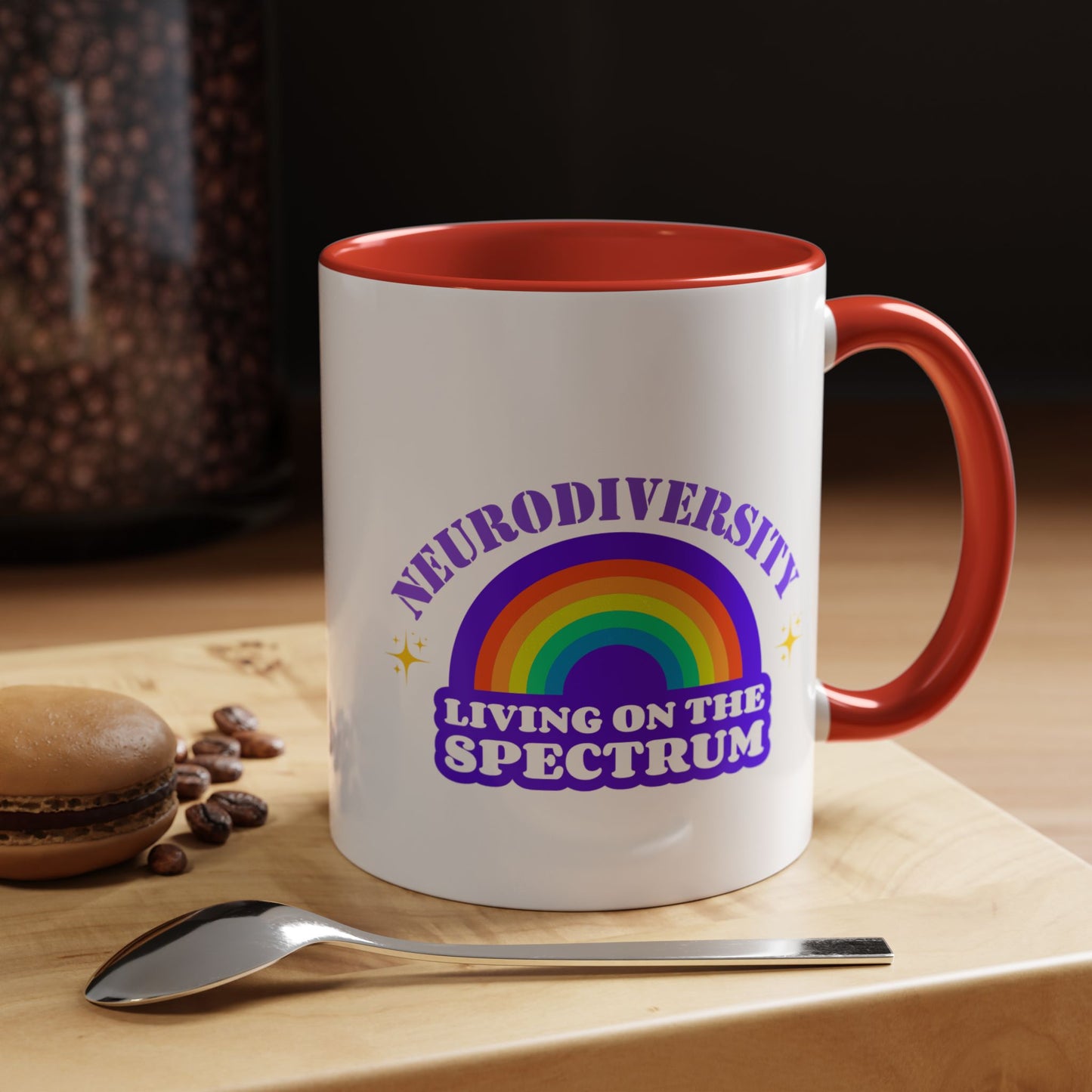 NeuroDivergent mug Morning affirmations mug neurospicy mug rainbowmug On the spectrum gift Christmas gift for her gift for him bestie Mug