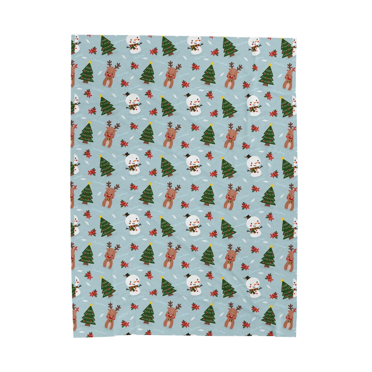 Snowman Christmas tree Blanket holiday blanket christmas movie watching blanket Merry christmas  blanket Velveteen Plush Blanket