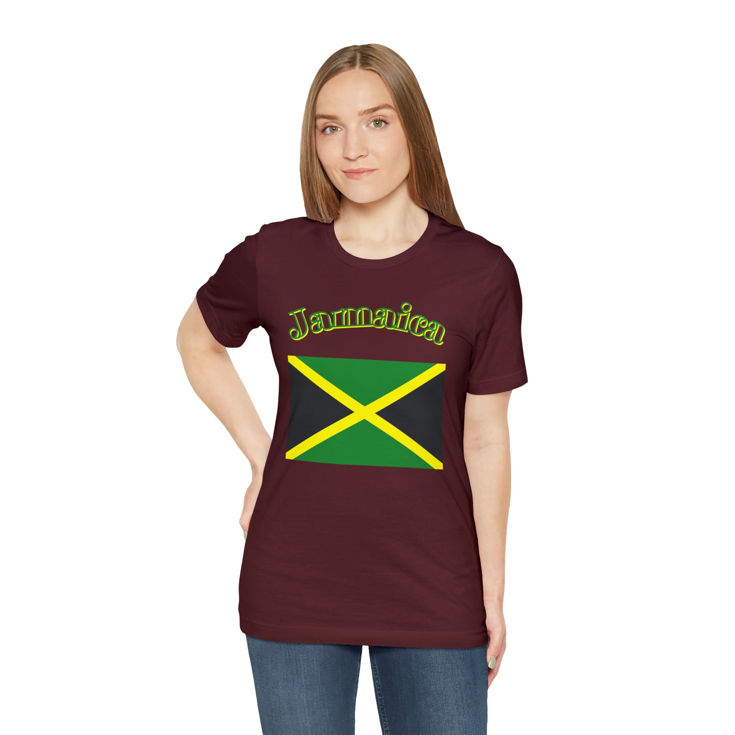 Jamaica flag shirt Jamaican T-shirt positive vibes shirt good vibes tee island girls trip shirt bohemian top Christmas gift for her for him