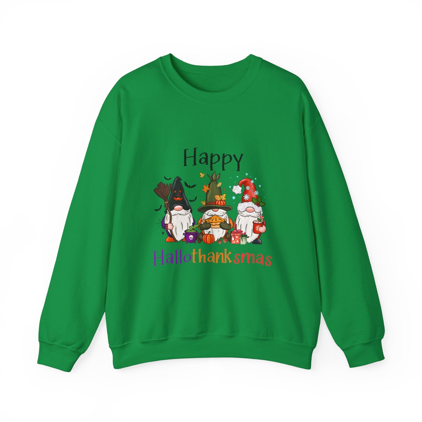 Happy Hallothanksmas Sweatshirt gnome Halloween sweater Gift For her for him Christmas Sweatshirt Cute Halloween Sweater HalloweenSweatshirt