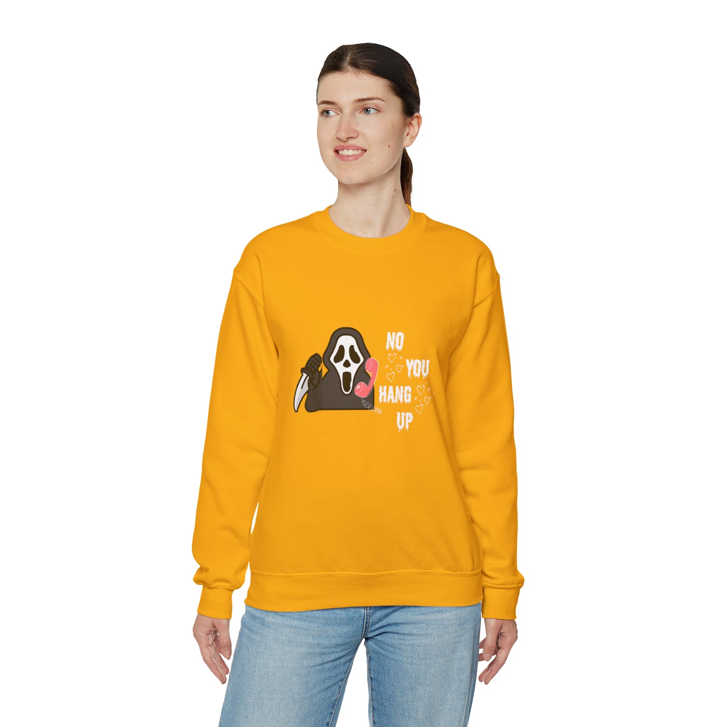 Funny Halloween Sweatshirt Scream Ghostface Shirt Funny Halloween Horror Shirt Halloween Women's Sweatshirt, Funny Halloween Tee Unisex gift