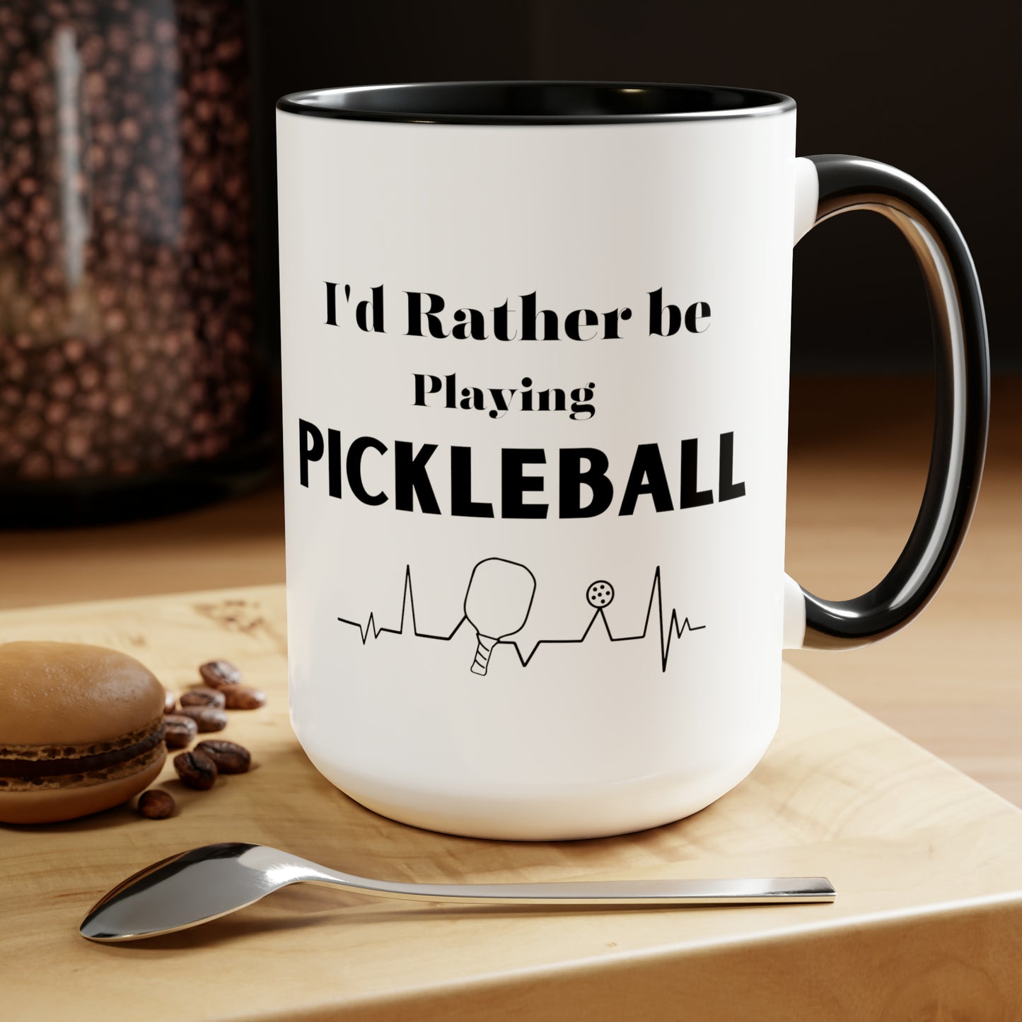 I'd rather be playing pickleball mug pickleball lover Daddy mug gift for her gift for him Coffee Mug pregnancy reveal gift wife Coffee tea