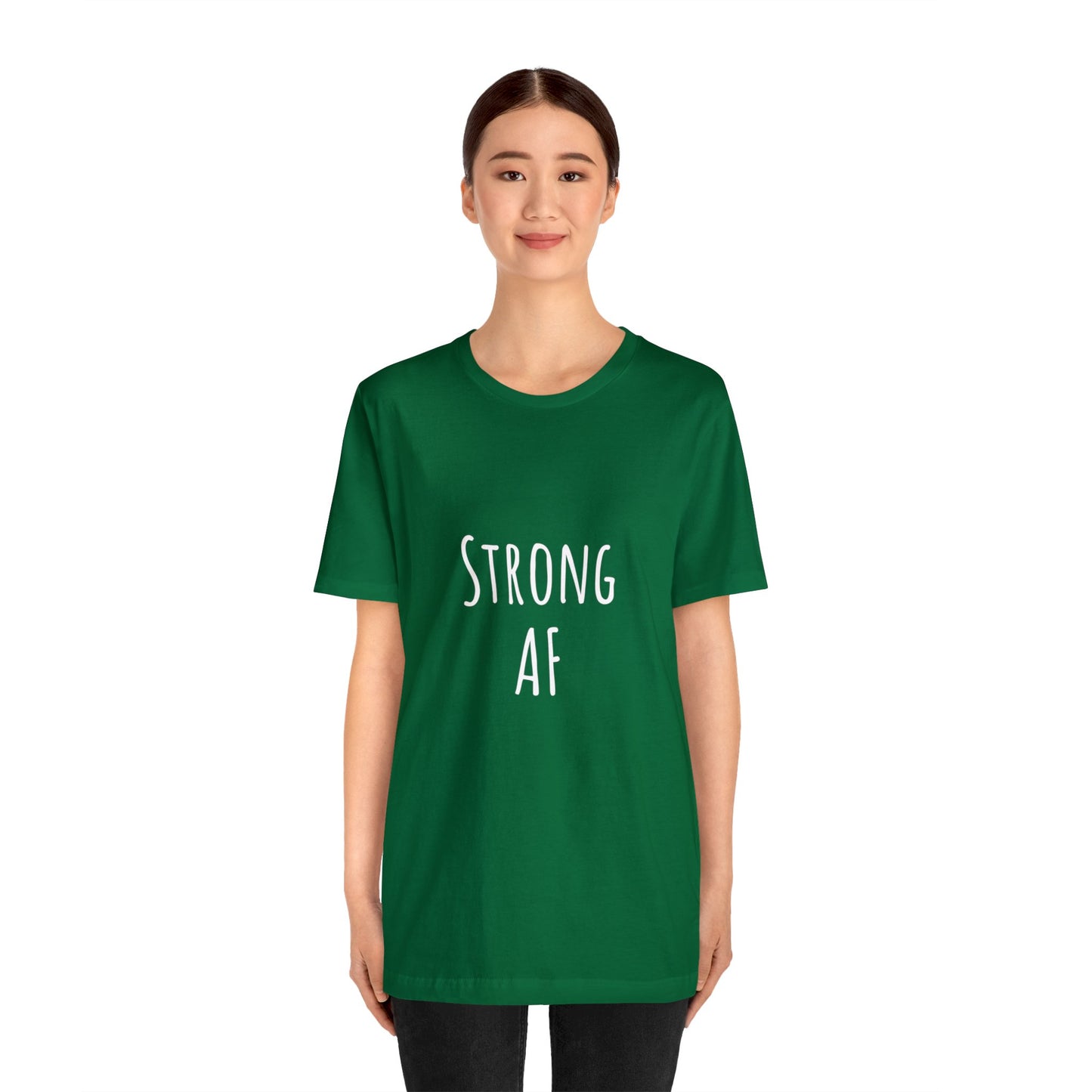 Strong AF shirt Motivational shirt Unisex Tee choose happy Retro Shirt Retro Feeling Good T-Shirt best friend vacation shirt beach