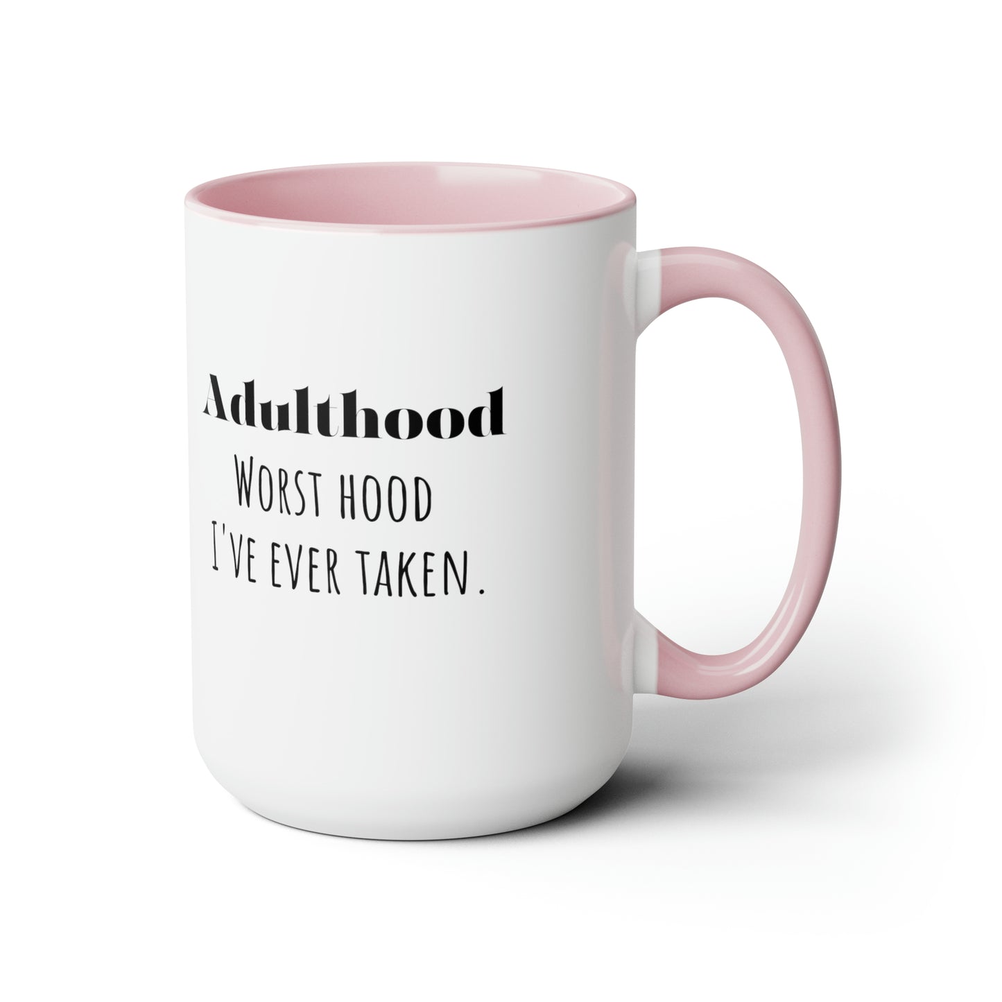 Adulting mug funny adulthood mug bestie gift Valentine's Day gift for her mug custom message gift gift for him Coffee Mug Coffee tea