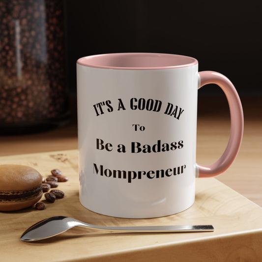 Badass Mompreneur mug Morning affirmations mug positive motivation gift Christmas mug gift for mom mug bestie gift Coworker Gift coffee mug