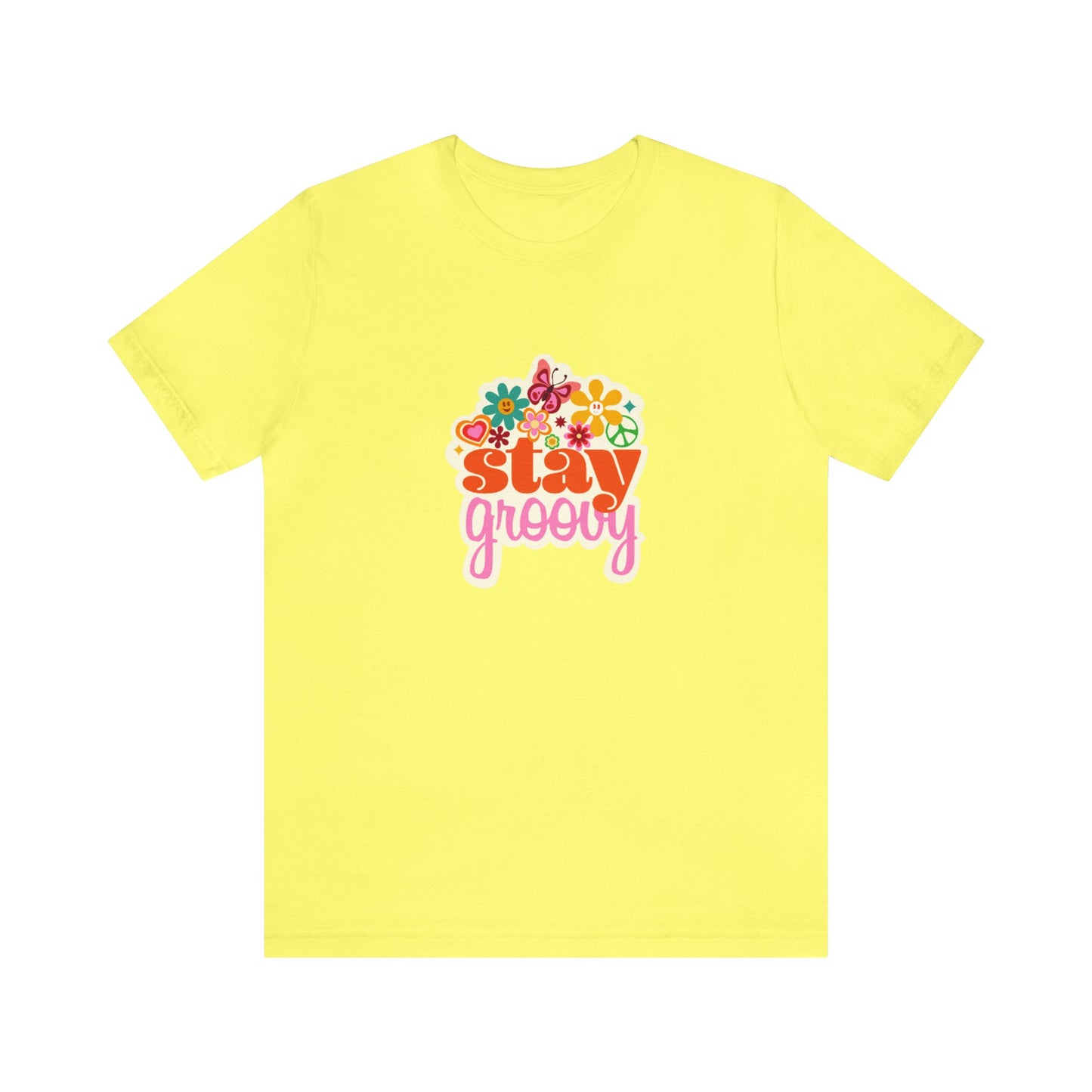 Stay Groovy Shirt Stay Groovy Tshirt Groovy Tee Groovy Birthday Party Outfit Stay Groovy Tee Hippie Shirt Groovy best friend gift for her