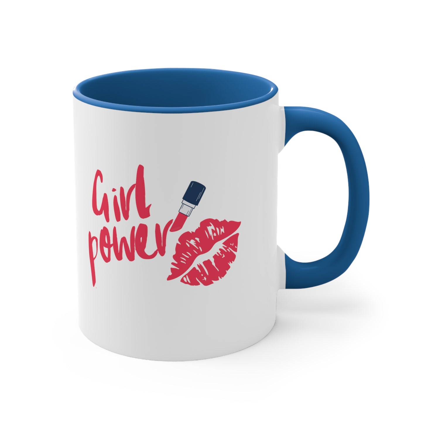 Girl power mug red lipstick mug bestie gift Christmas mug teacher gift coffee mug Christmas gift for for her tea gift for him 11oz