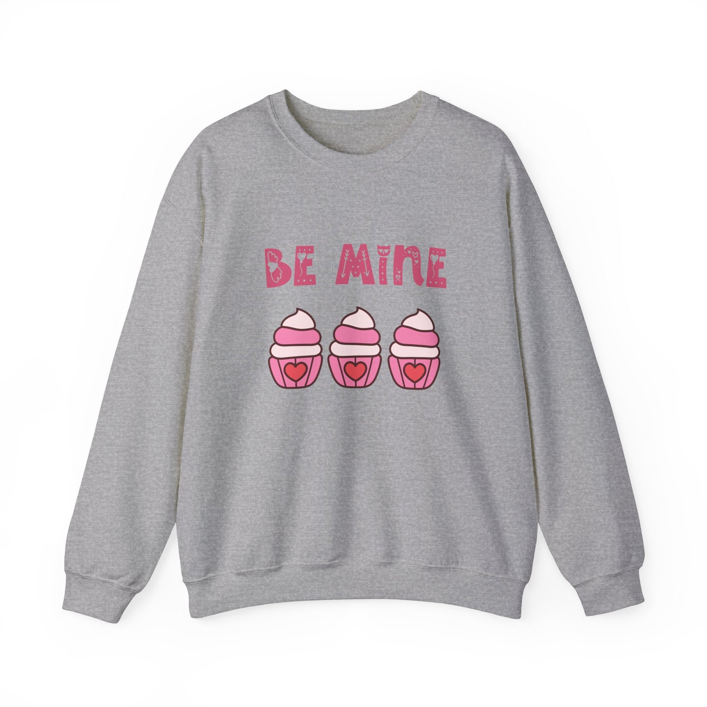 Be mine cupcake sweater valentines Day sweatshirt love sweater galentine's day gift best friend gift Unisex gift cupcake sweatshirt