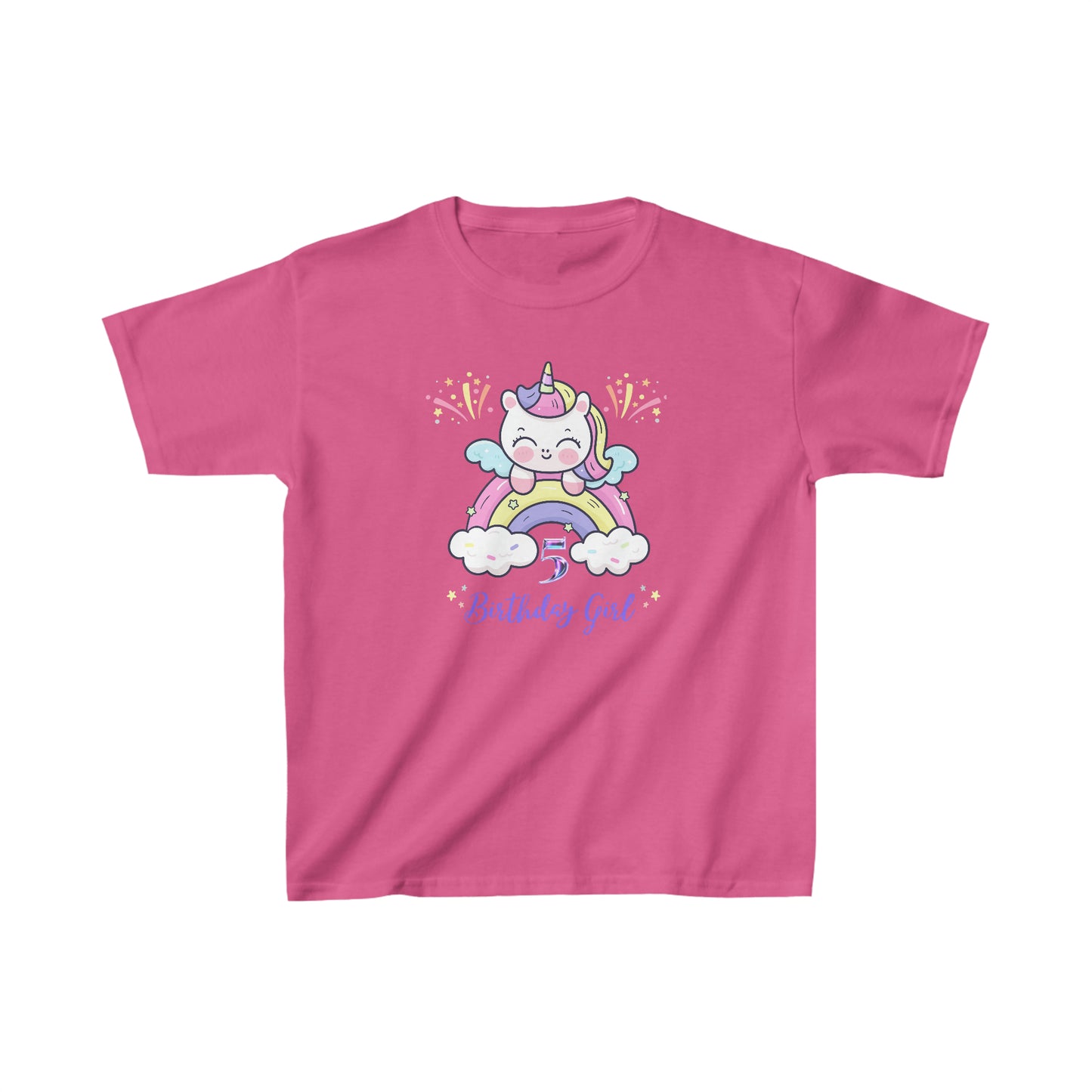 Birthday girl shirt 5 year old birthday shirt kid wavy birthday party shirt Christmas shirt Rainbow cloud kid shirt birthday shirts birthday