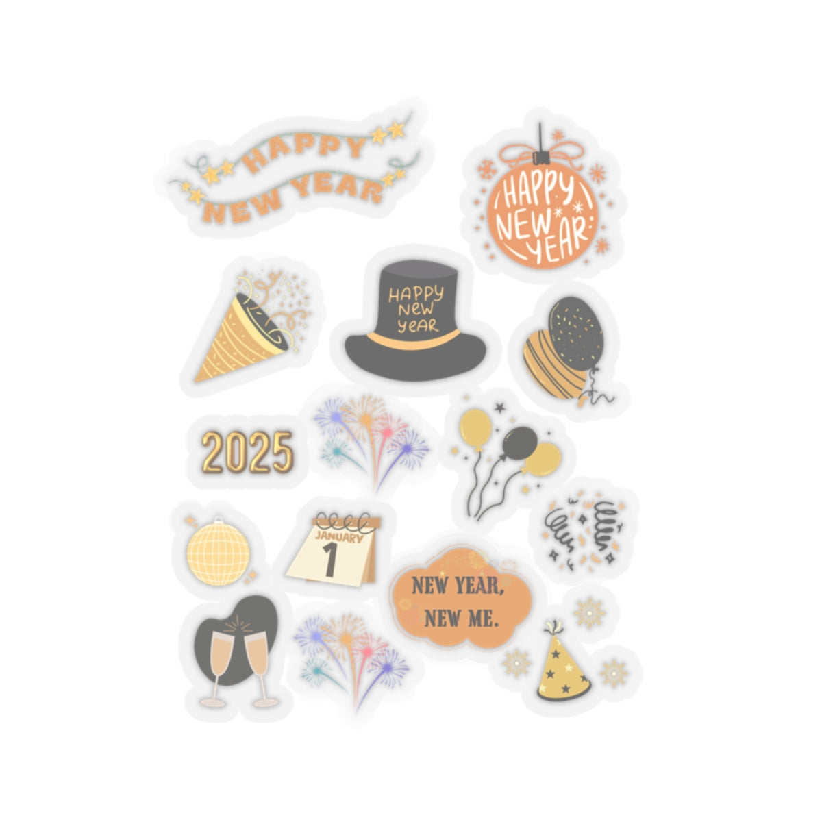 New Year sticker page new year new me sticker Celebration sticker Magical AF sticker bestie sticker motivational stickers bestfriend gift