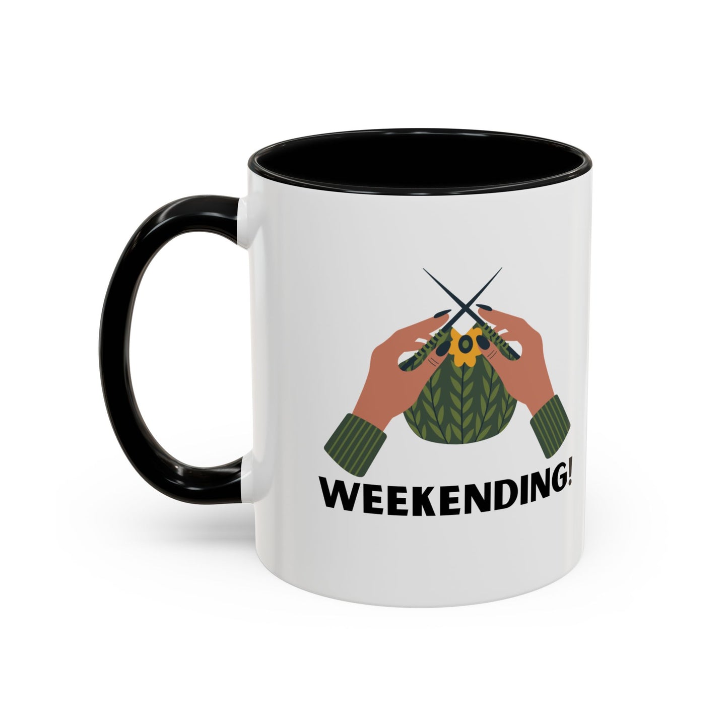 Knitting weekending mug coffee lover weekending vibes mug Coffee Mug swift Funny Coffee Cup Cat Lady Gift Cat Lover Gift Cat Mom christmas