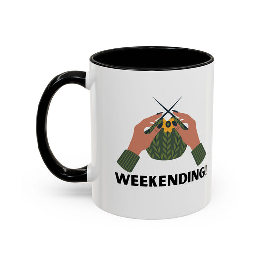 Knitting weekending mug coffee lover weekending vibes mug Coffee Mug swift Funny Coffee Cup Cat Lady Gift Cat Lover Gift Cat Mom christmas