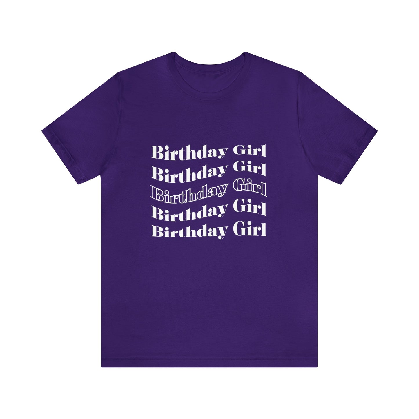 Birthday girl shirt gift for her best friend gift wavy shirt birthday party attire month funny T-shirt birthday gift Christmas gift for him