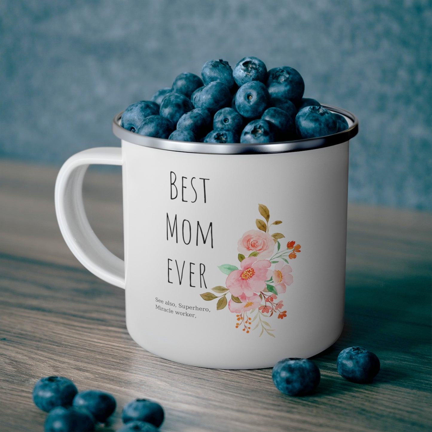 Best Mom Ever mug gift For mom Bossbabe gift for her gift for Mom, gift for wife Christmas gift for her Enamel Camping Mug