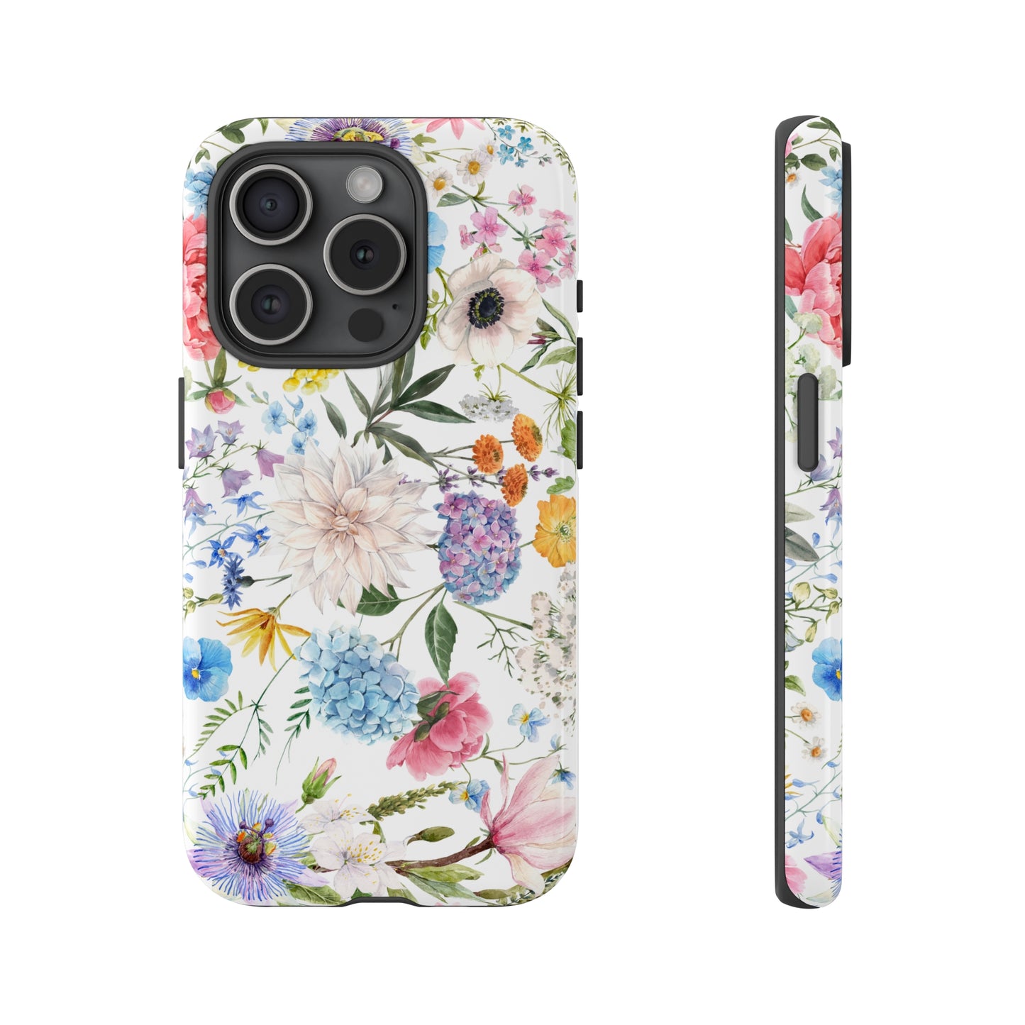 Floral phone case mother's day gift best friend gift for her gift for him flower cell phone cases Tough Cases