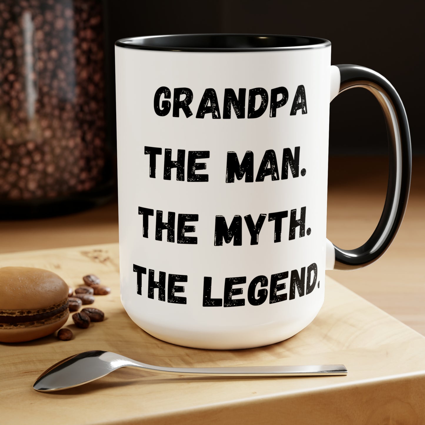 Grandpa mug the man the myth the legend mugDaddy mug love you dad gift Coffee Mug pregnancy reveal gift heart mug gift for her Mug Coffee