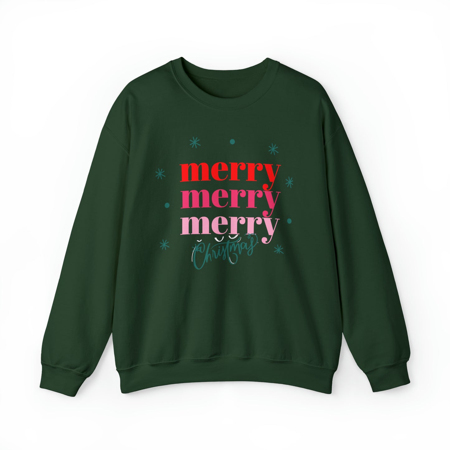 Festive AF sweater Pink Merry Bright Christmas Sweatshirt for Women Christmas Shirt Sweater Holiday Christmas gift for her gift for him