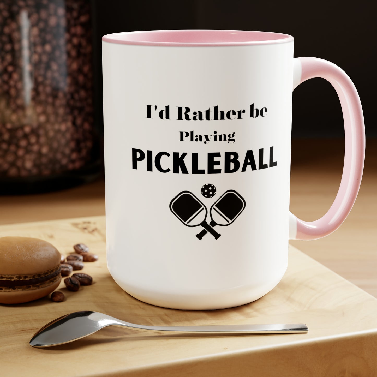 I'd rather be playing pickleball mug pickleball lover Daddy mug gift for her gift for him Coffee Mug pregnancy reveal gift wife Coffee tea