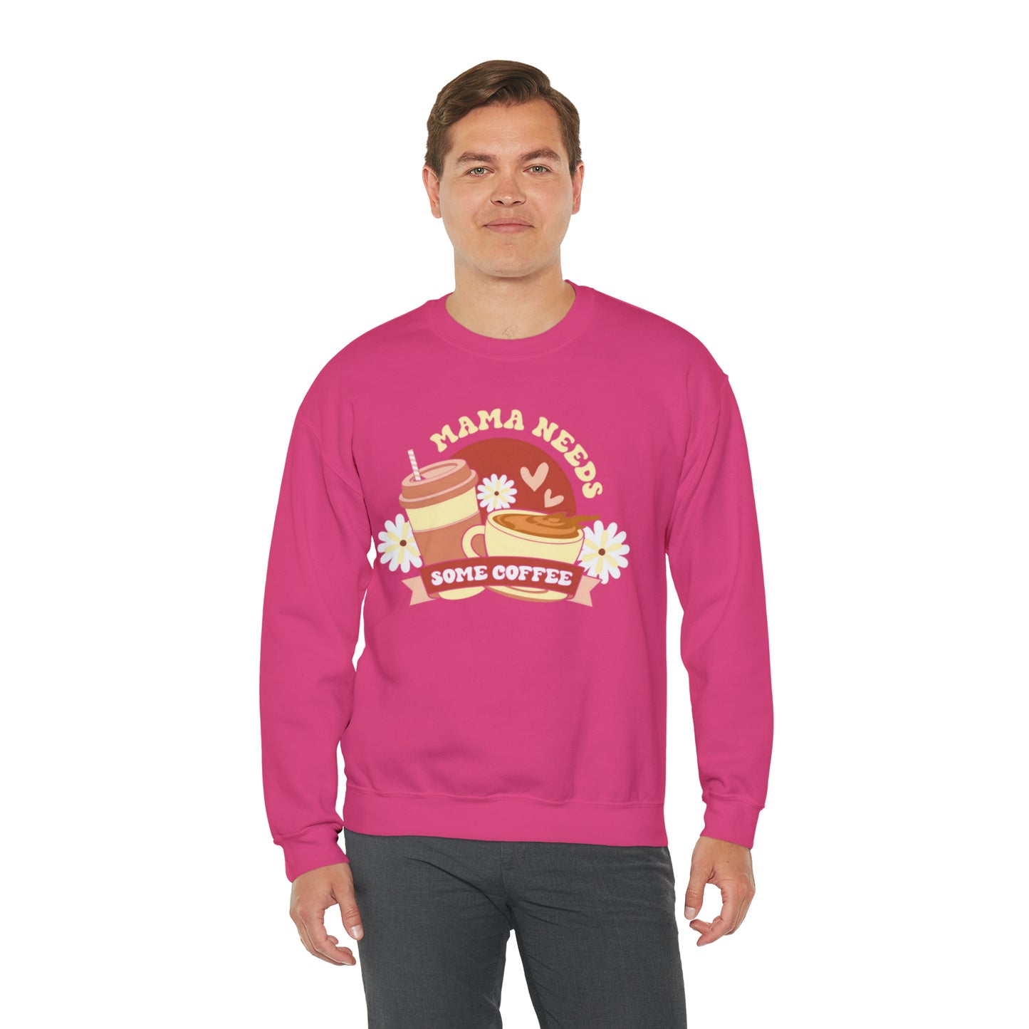 Mama needs Coffee sweater, Mom sweatshirt, Gift for mom, Christmas gift for her, yoga wear for her, for him,Birthday gift for her,Galantin