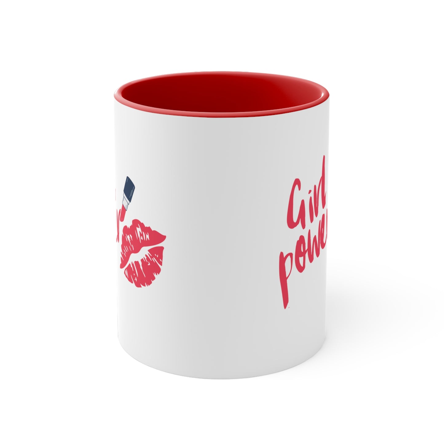 Girl power mug red lipstick mug bestie gift Christmas mug teacher gift coffee mug Christmas gift for for her tea gift for him 11oz