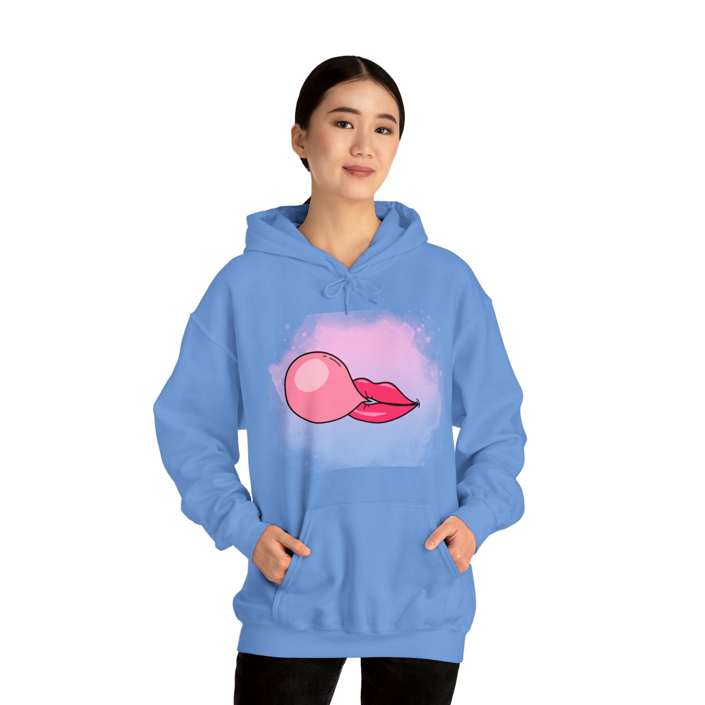 Bubble Gum kiss Hoodie, Summer Bubblegum shirt, Birthday gift for her, Galantine gift for her, best friend gift,birthday vacation,Unisex