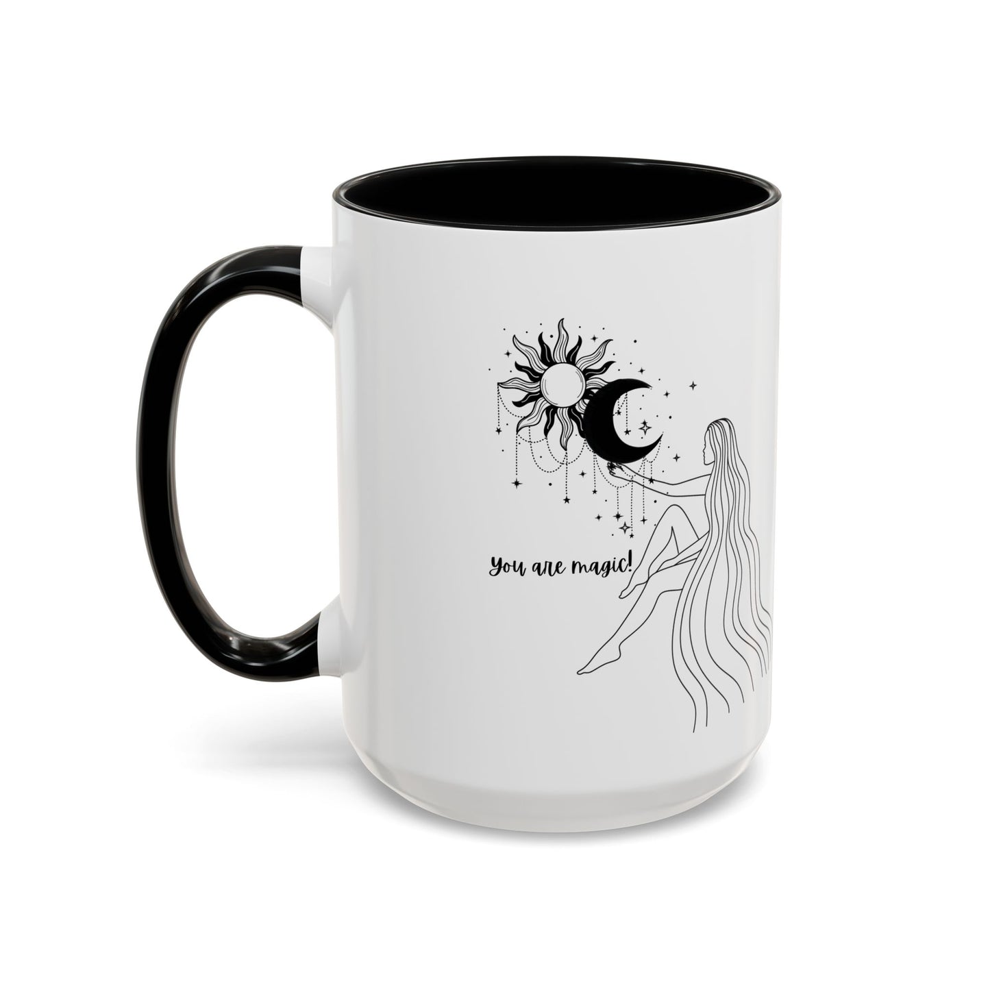 You are Magic mug coffee mug Spiritual gift moon mug witchy mug Goddess gift supervisor mug office bestie gift Boss Christmas gift for her