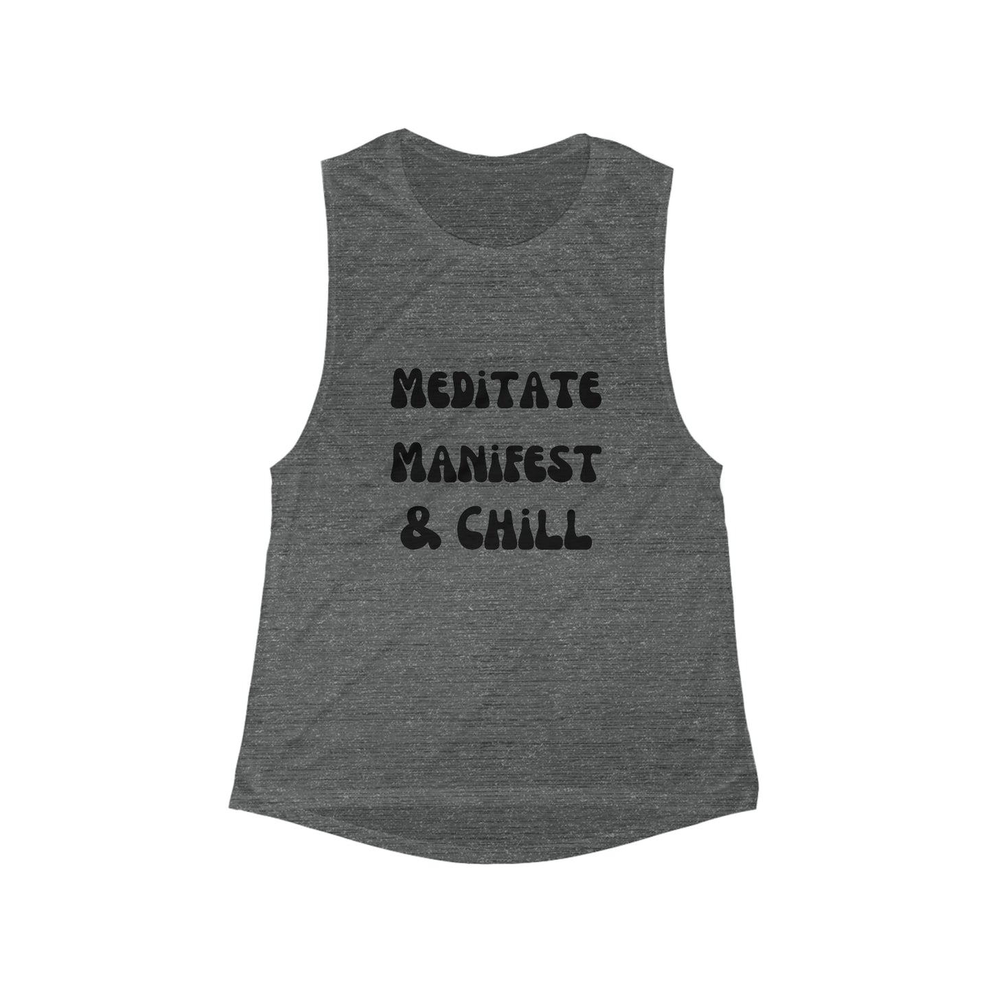 Meditate Manifest and chill tanktop Zen clothes Birthday flowy tanktop Gift for Her Birthday Shirt for Women style Christmas gift for her