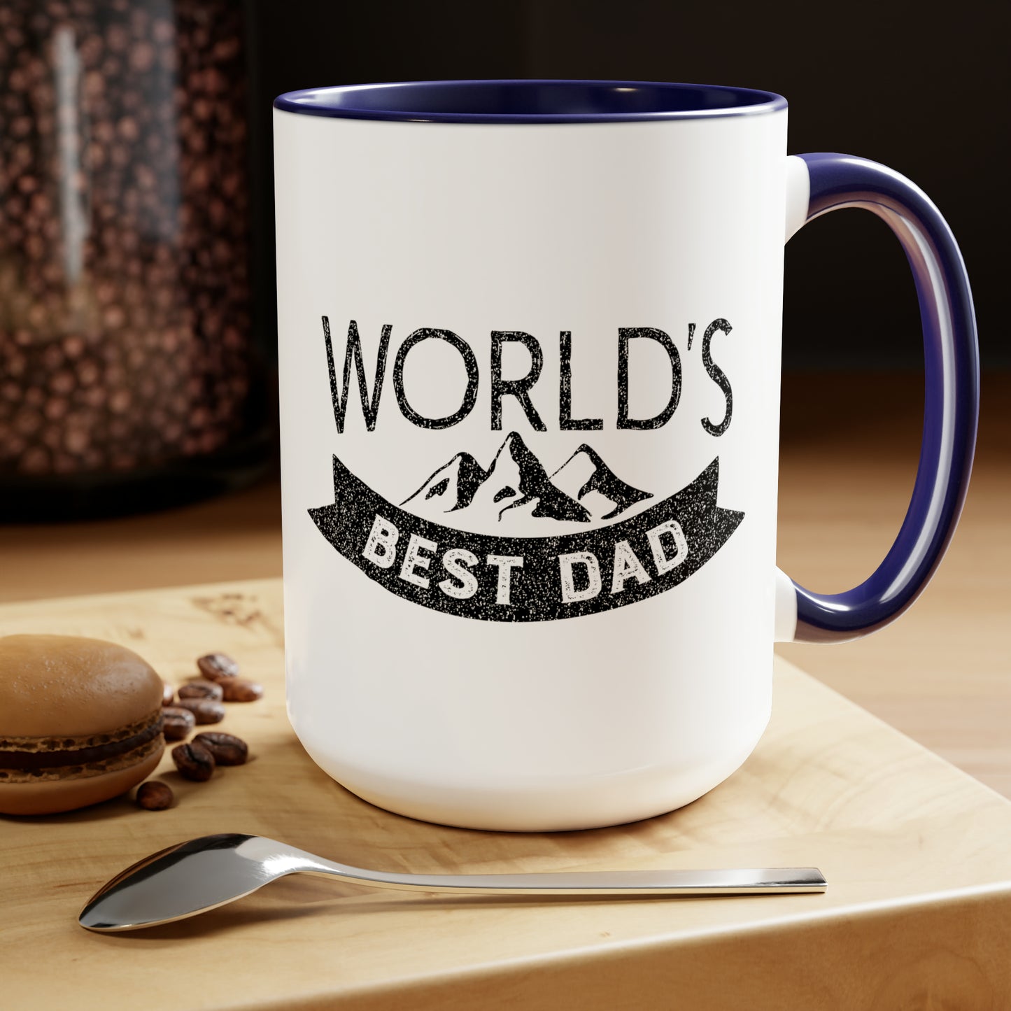 World's best dad mug love you dad sister gift Coffee Mug pregnancy reveal gift heart mug gift for her Mug wife Coffee tea 15oz