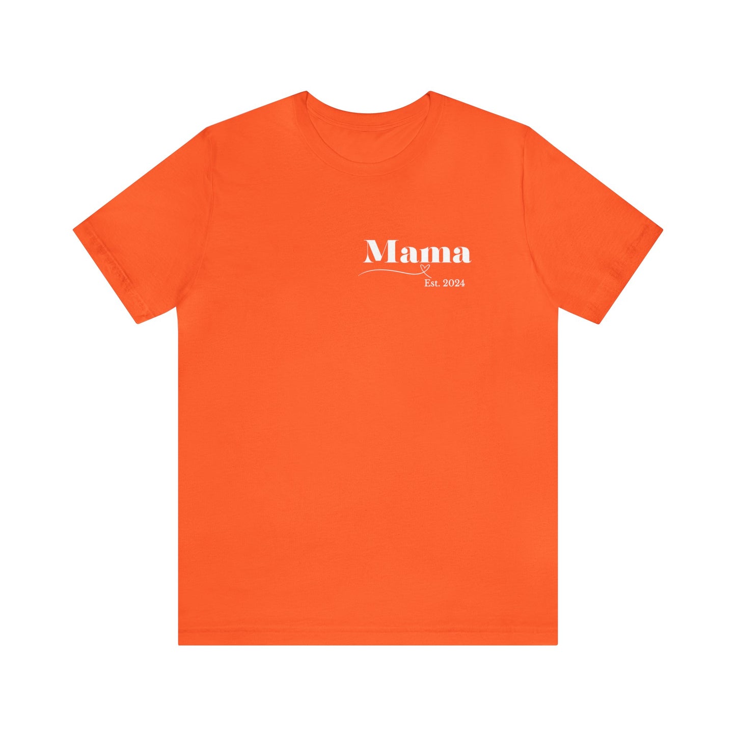 Mama shirt mama date shirt pregnancy reveal shirt new mom shirt Christmas gift for her gift for him bridal shower gift