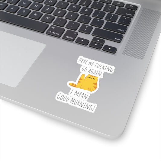 Grumpy cat sticker Daily shitstorm manager sticker funny coworker gift funny mom gift bestfriend gift Kiss-Cut Stickers Halloween sticker