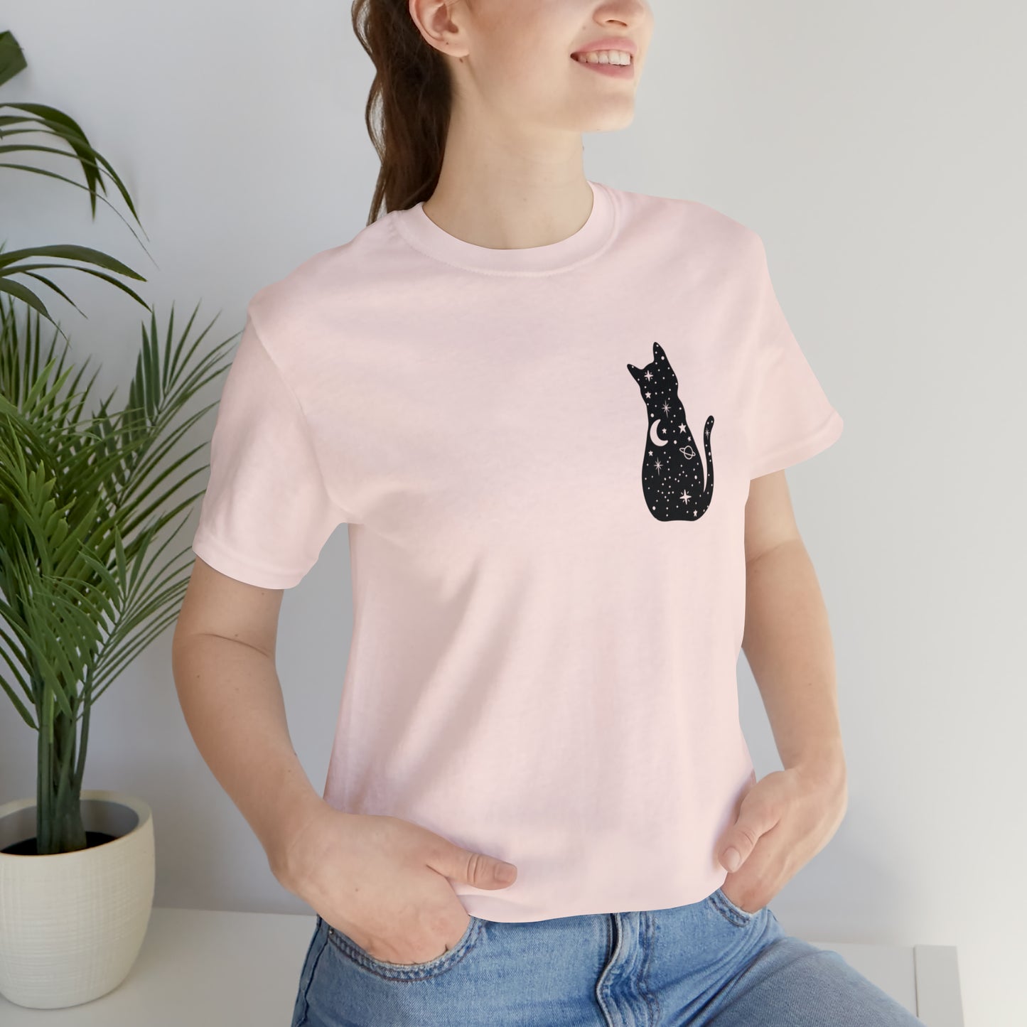 Cat Halloween shirt Witches Halloween T shirt Halloween Sweater Christmas Gift for Cat Lover Gift, Black Cat Gift for Cat Mom Gift moon