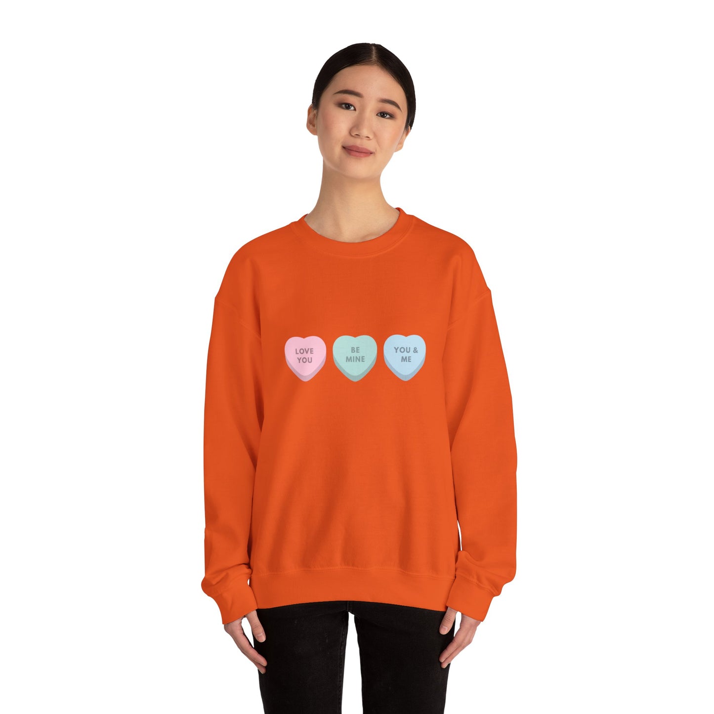 Valentines Day sweatshirt Gift for her gift for him valentines crew neck be mine candy sweater funny sweater Love shirt Valentine's shirt