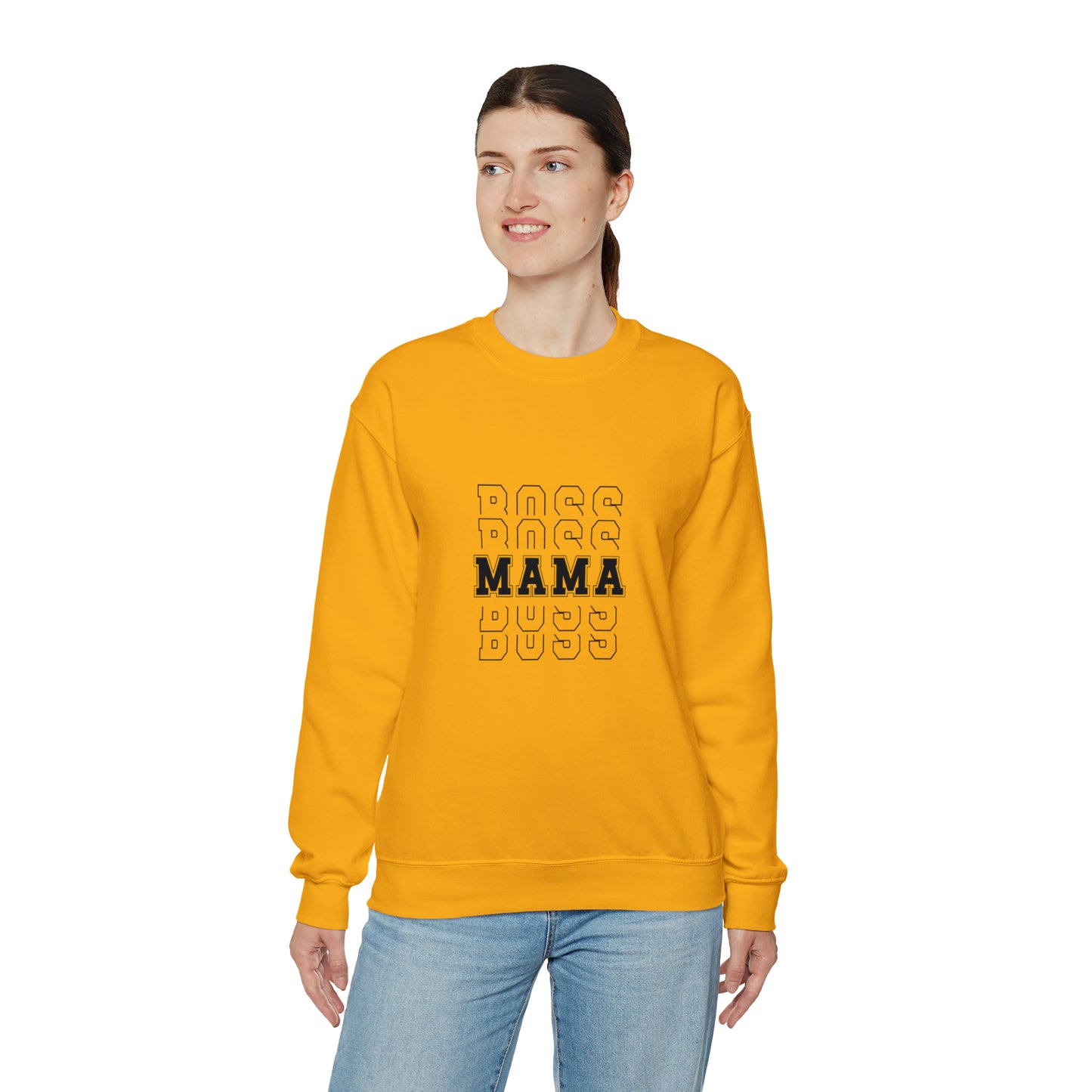 Boss Mama sweater, Gift for Mom, gift for wife, bridal party clothes, yoga wear for her, for him, Birthday gift for her,Galantine sweatshirt