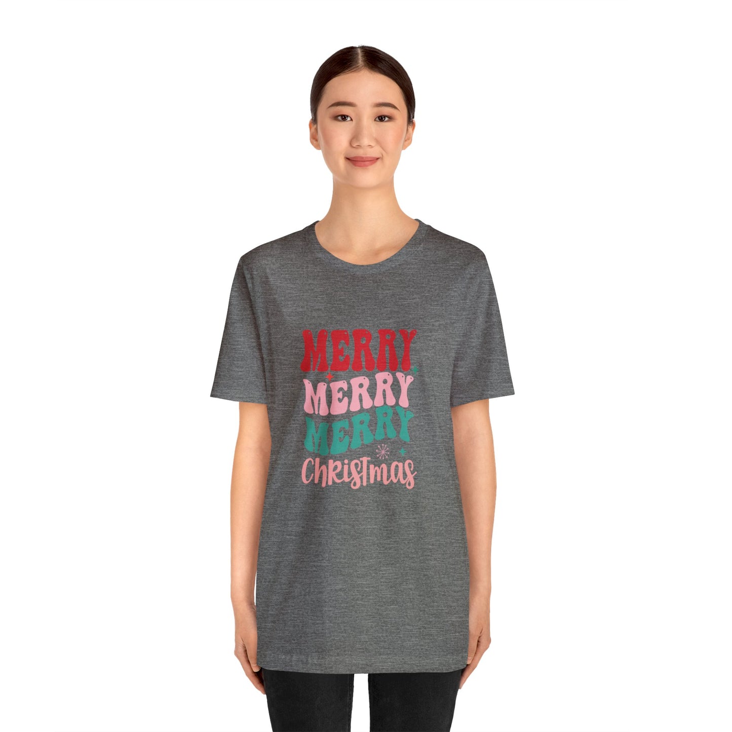 Merry Merry Christmas shirt Christmas gift for her Matching Family Christmas Shirts Family Christmas Shirt Matching Xmas Tees Christmas Tee
