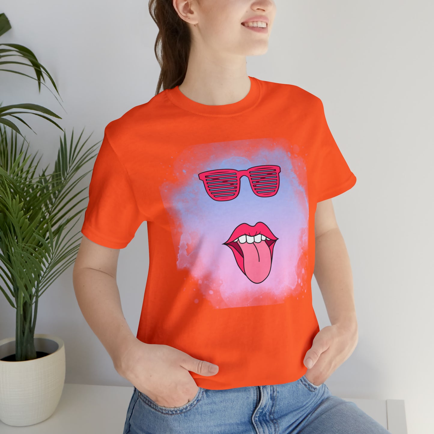 Lip Sunglasses t-shirt, Bubble gum kiss shirt,Pink Gum Shirt,Galantine gift travel shirt,best friend trip,girls vacation trip, Unisex Jersey