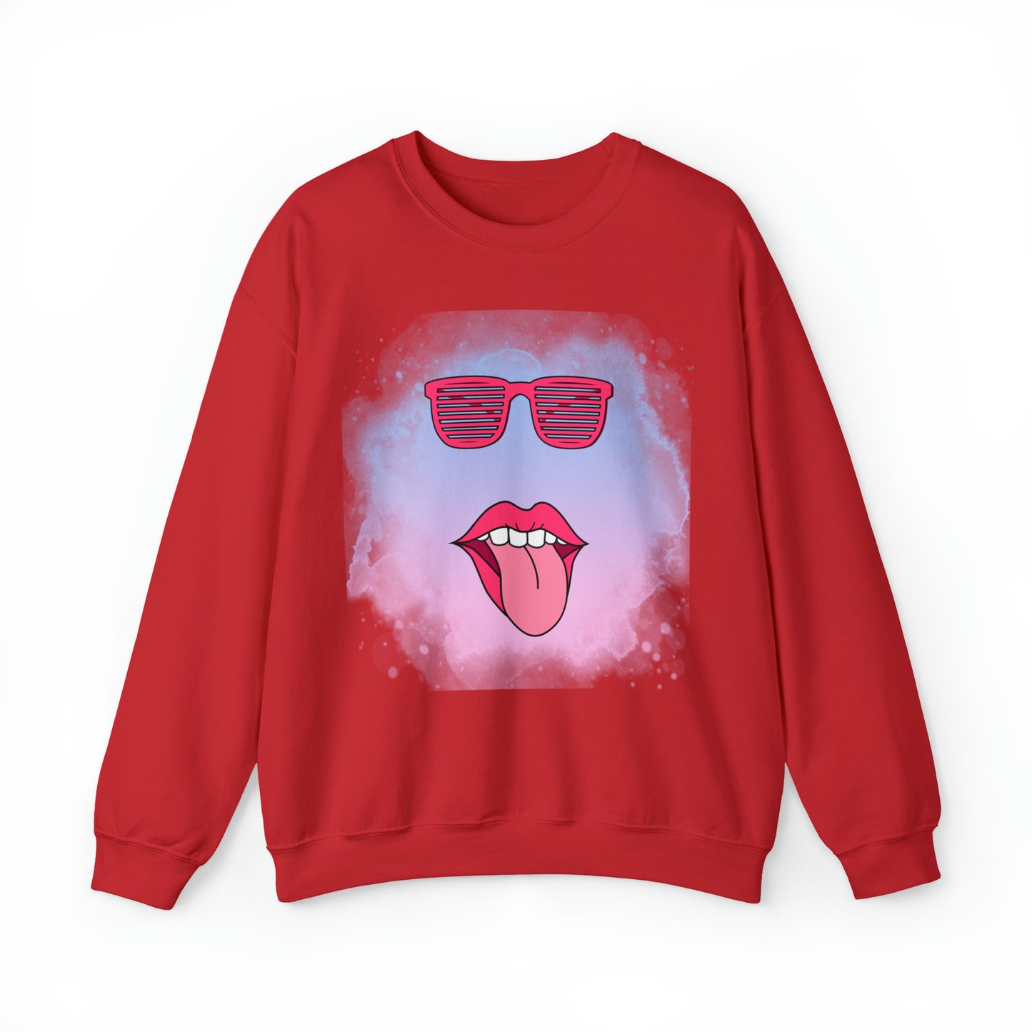 Lip Sunglasses Hoodie, Bubble Gum kiss Hoodie, Fun Summer shirt, Birthday gift for her, Galantine travel sweatshirt, Unisex
