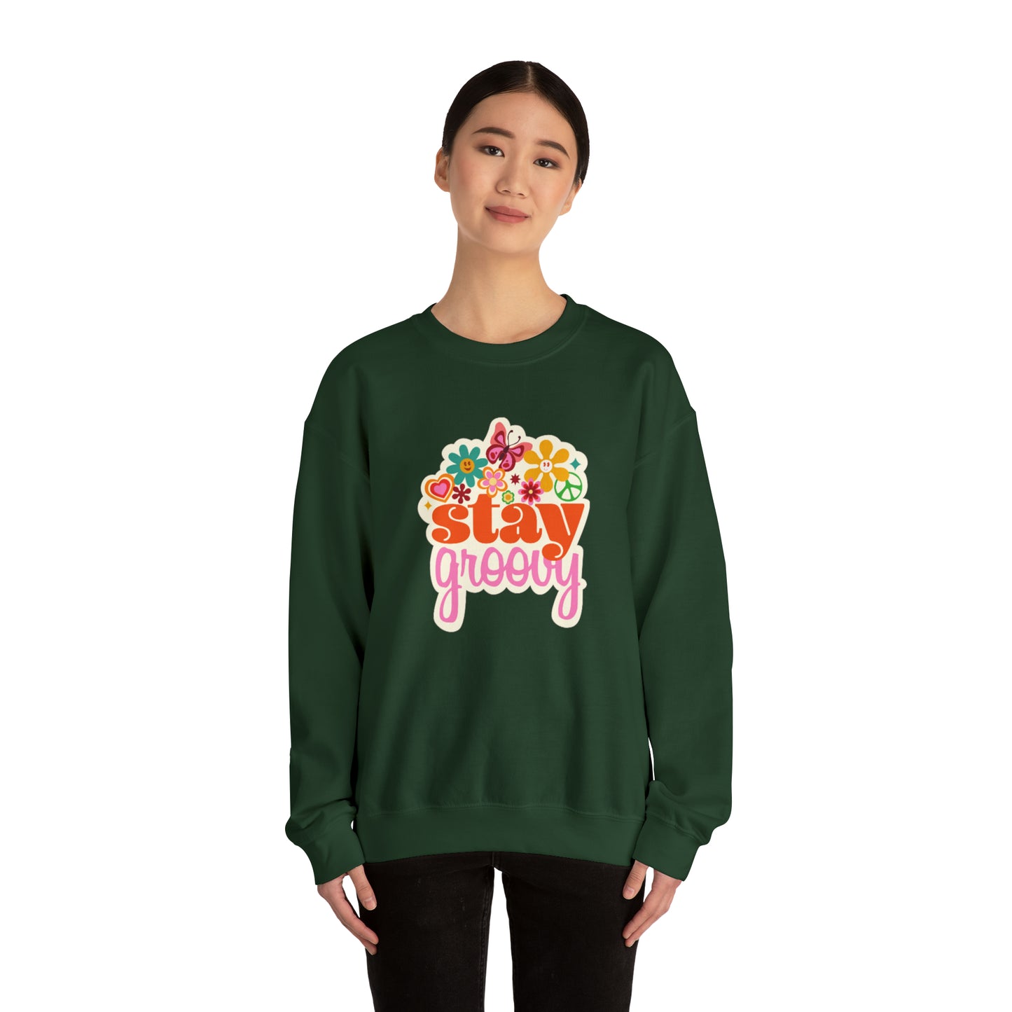 Stay Groovy sweatshirt, good vibes sweater, love inspire sweatshirt mode sweater, Homeschooling sweatshirt mom shirt, shirt unisex gift
