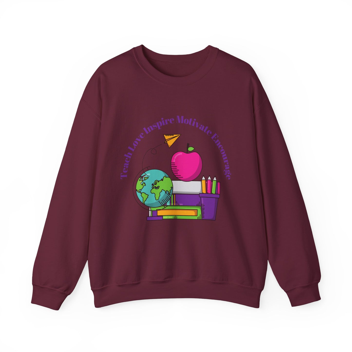 Teacher love motivate sweater gift for her teacher sweater custom sweater funny Valentine's sweater gift for him professor gift birthday