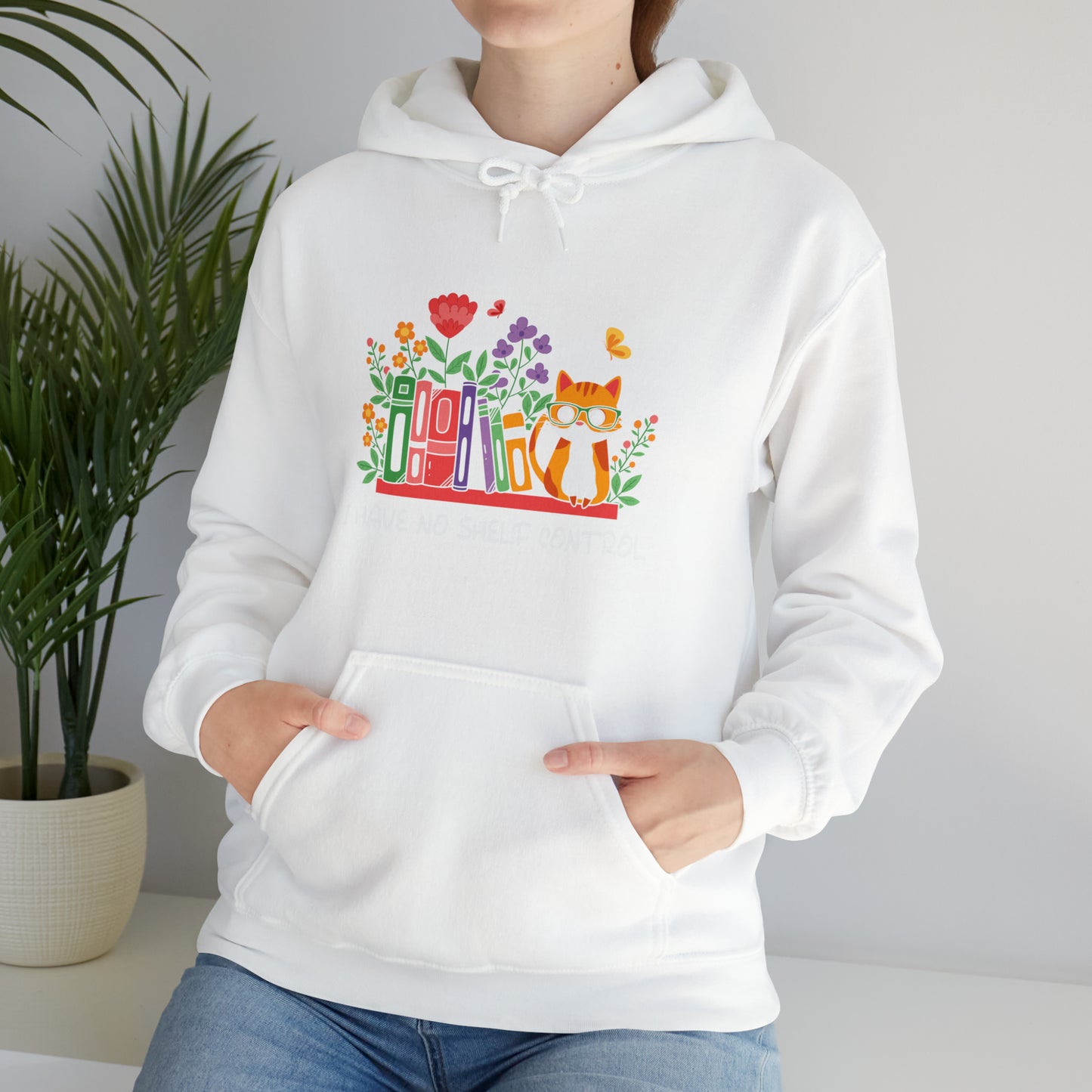 Cat lover hoodie book lover sweater BookShelf control orange cat Shirt Halloween Cat Sweatshirt Gift for Cat Lover Gift for Cat Mom Gift