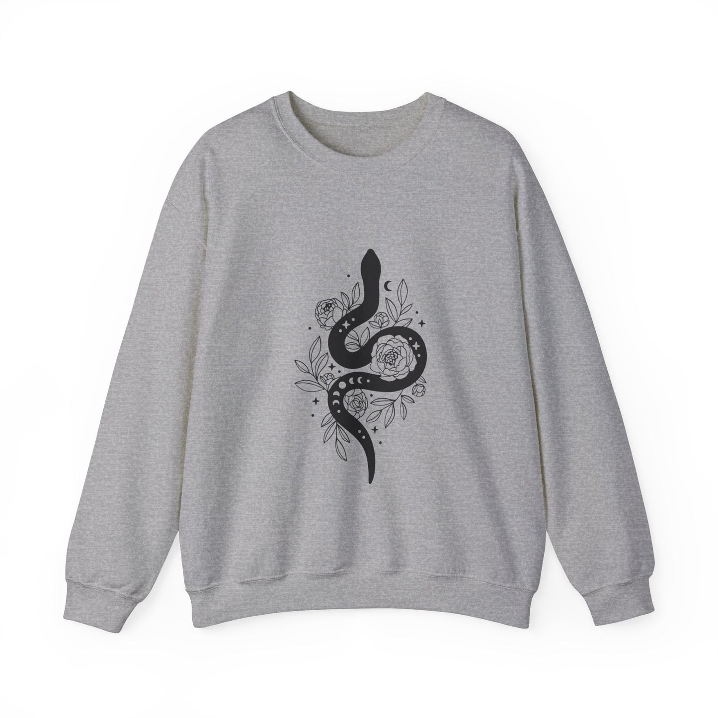 Witchy snake Sweatshirt snake lover gift floral sweater best friend gift Womens Sweatshirt concert merch Tee christmas gift