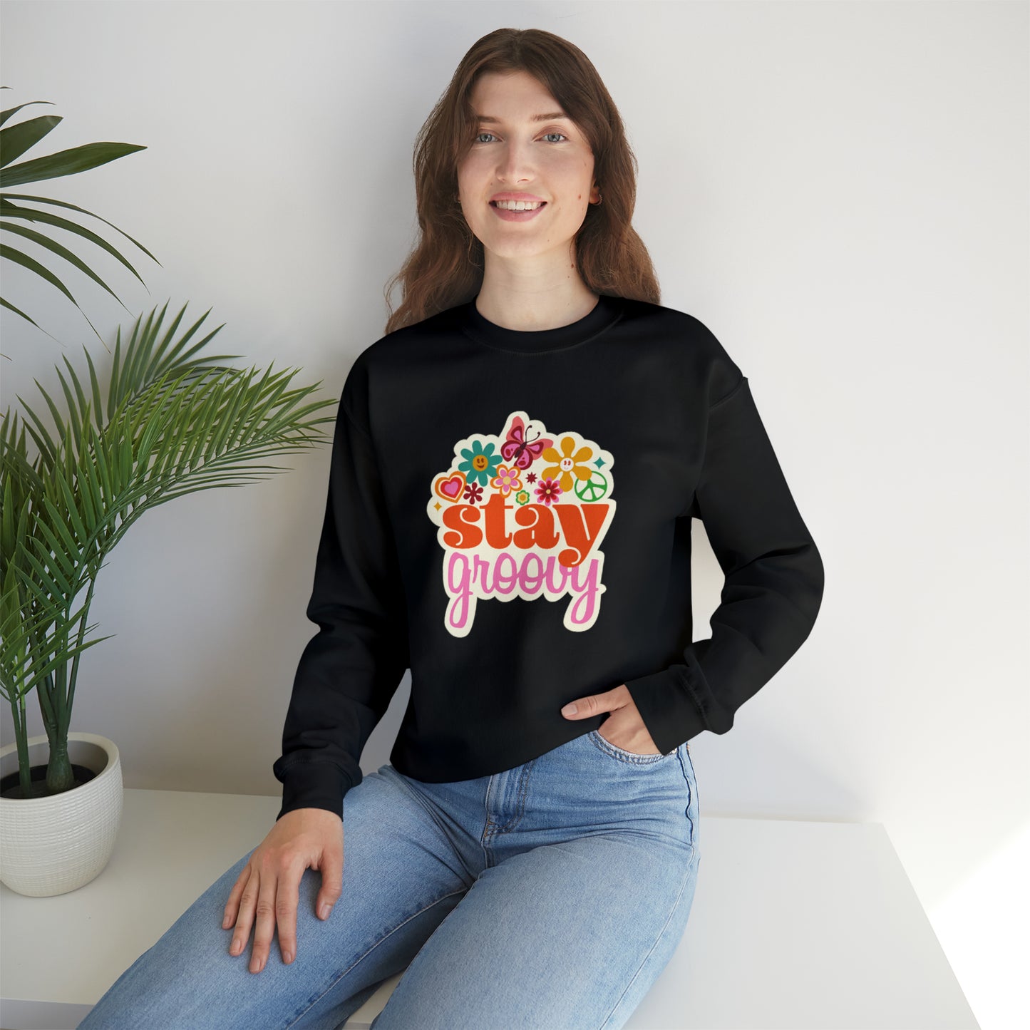 Stay Groovy sweatshirt, good vibes sweater, love inspire sweatshirt mode sweater, Homeschooling sweatshirt mom shirt, shirt unisex gift