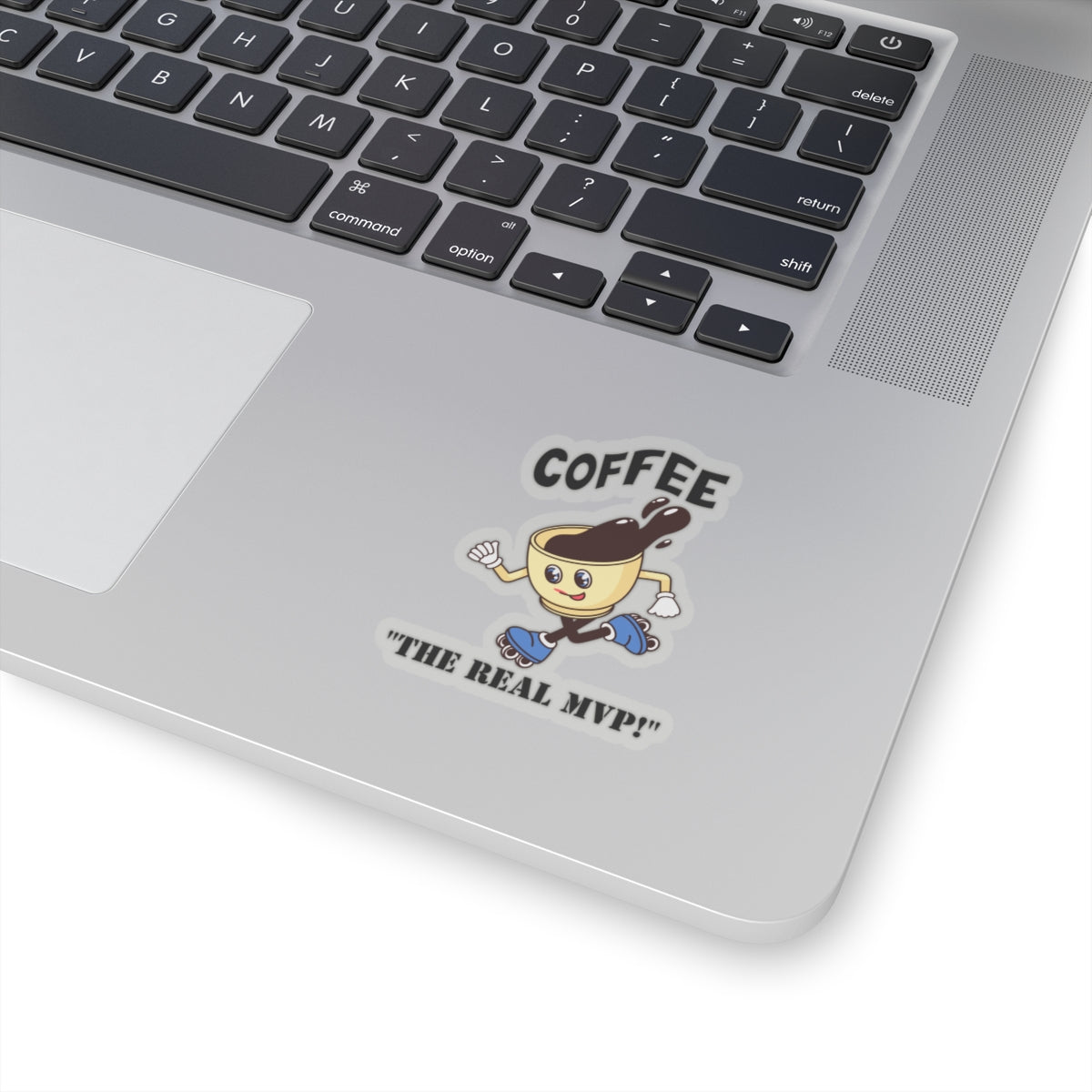Coffee the real mvp sticker laptop sticker funny coffee sticker bottle water sticker gift for her gift for him funny recommend sticker