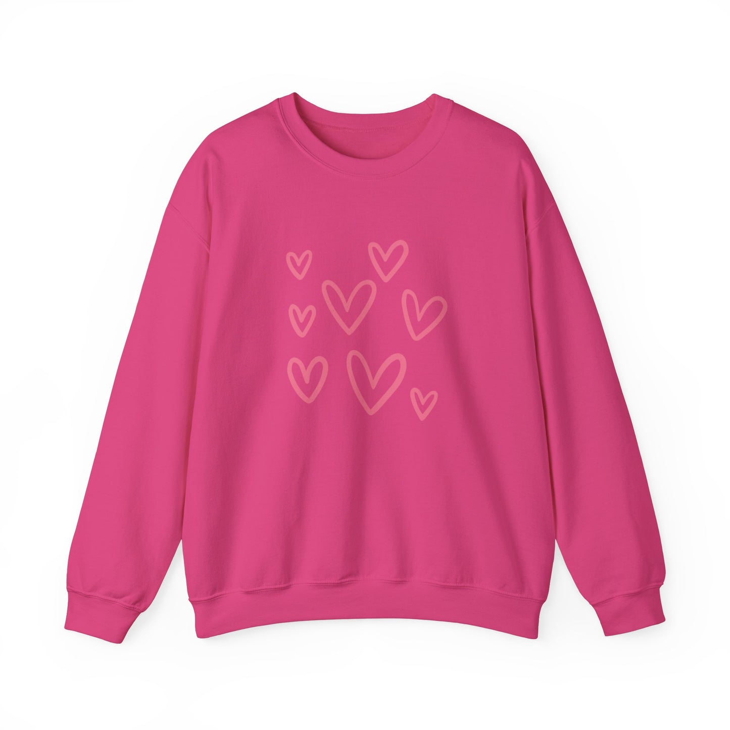 Heart Valentine's Day sweatshirt valentines shirt gift for her best friend gift galentine's day gift crewneck sweater women sweater love
